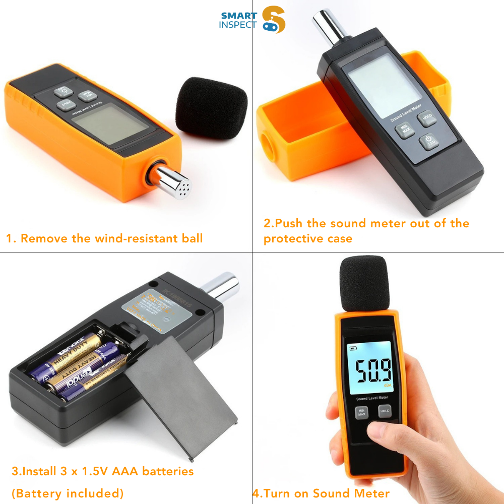 RZ Digital Handheld Sound Level Meter 30-130dB