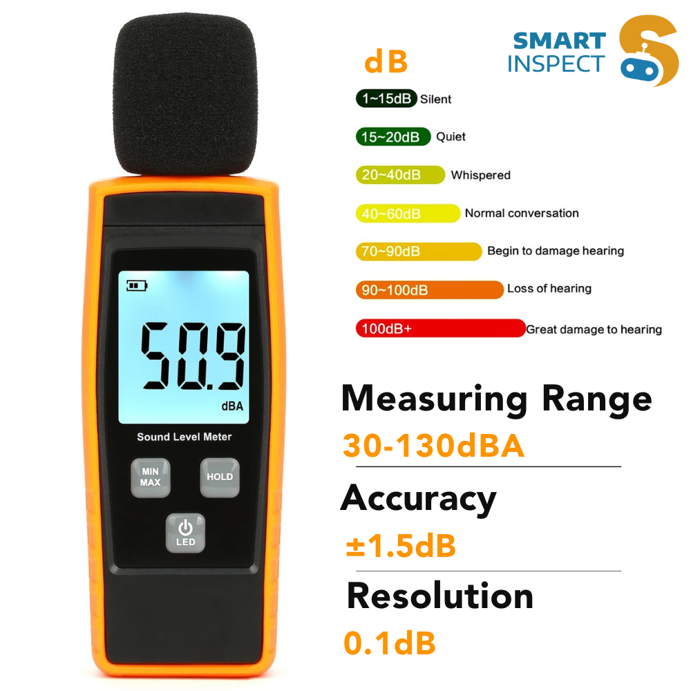 Digital Handheld Sound Level Meter 30-130dB