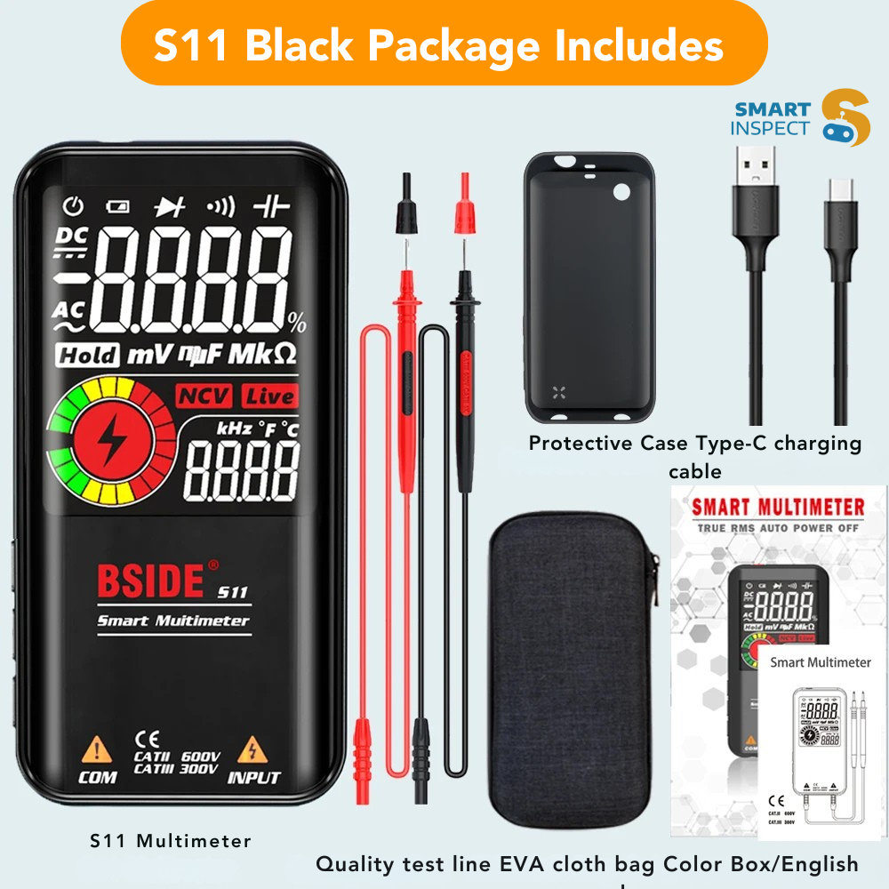 BSIDE Smart Digital Multimeter – T-RMS Tester