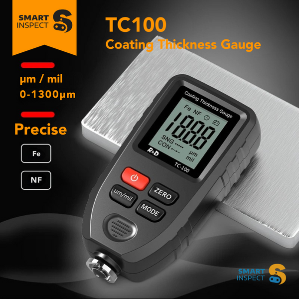 Coating Thickness Gauge TC100 | Best Digital Meter for Automotive Paint Thickness Measurement