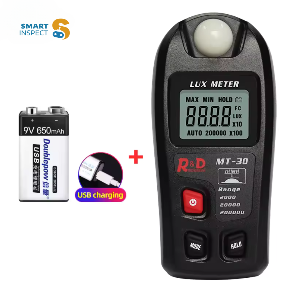 Digital Luxmeter/Digital Illuminance Light Meter with LCD Display