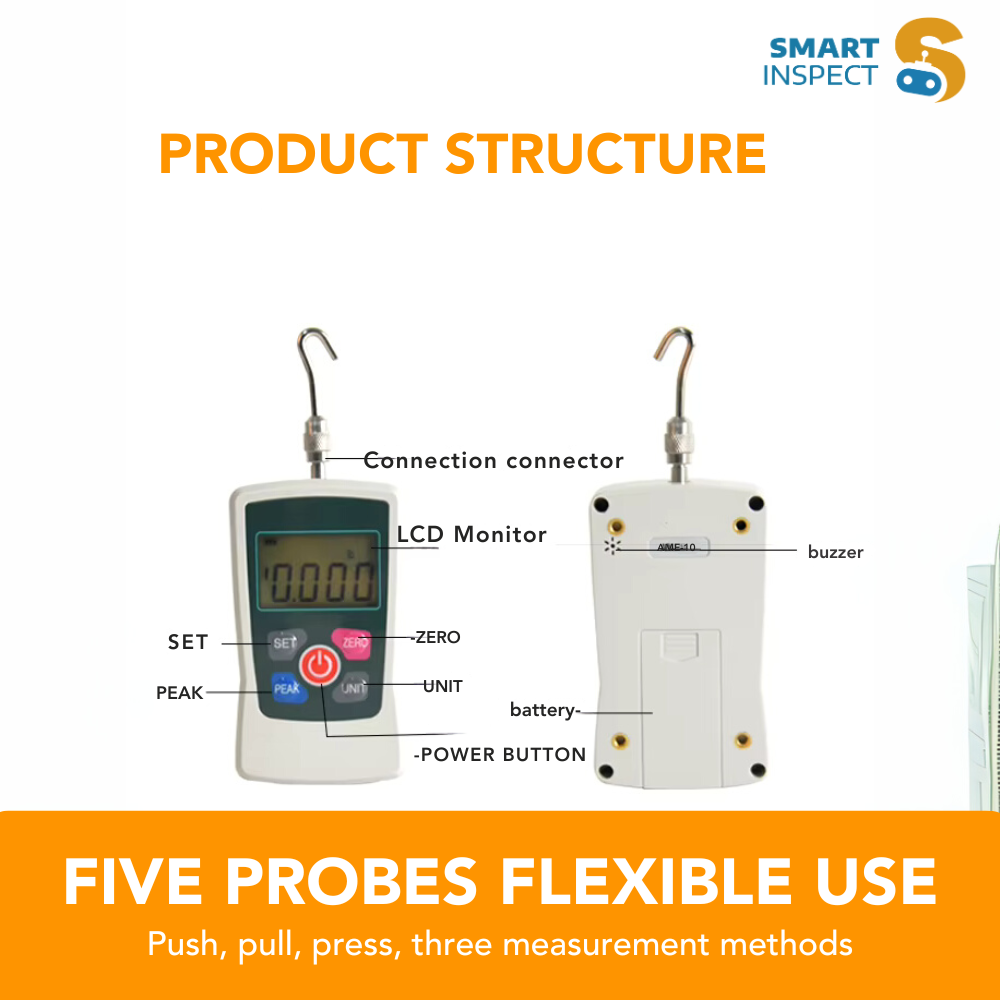 Digital Force Gauge Push Pull Force Gauge  Digital Dynamometer