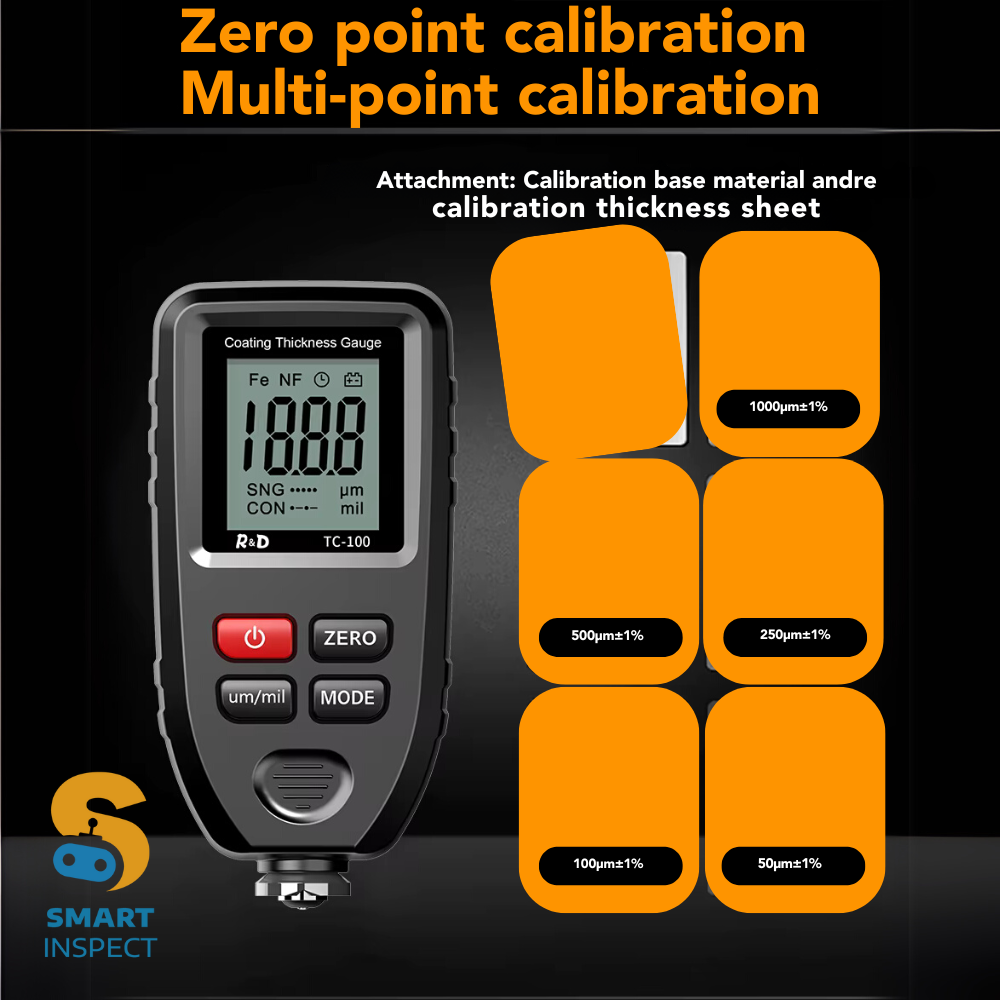 Coating Thickness Gauge TC100 | Best Digital Meter for Automotive Paint Thickness Measurement