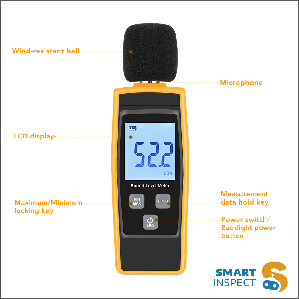 RZ Digital Handheld Sound Level Meter 30-130dB