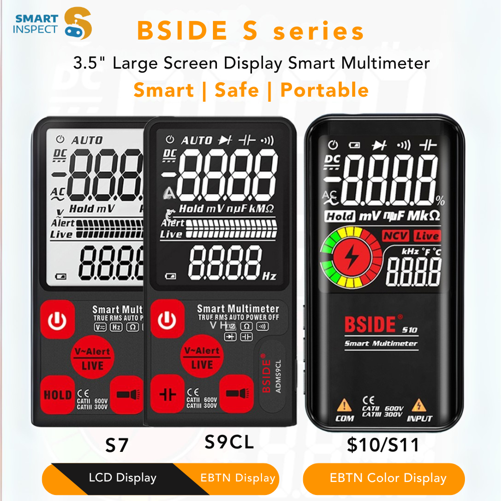 BSIDE Smart Digital Multimeter – T-RMS Tester