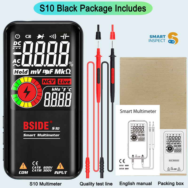 BSIDE Smart Digital Multimeter – T-RMS Tester