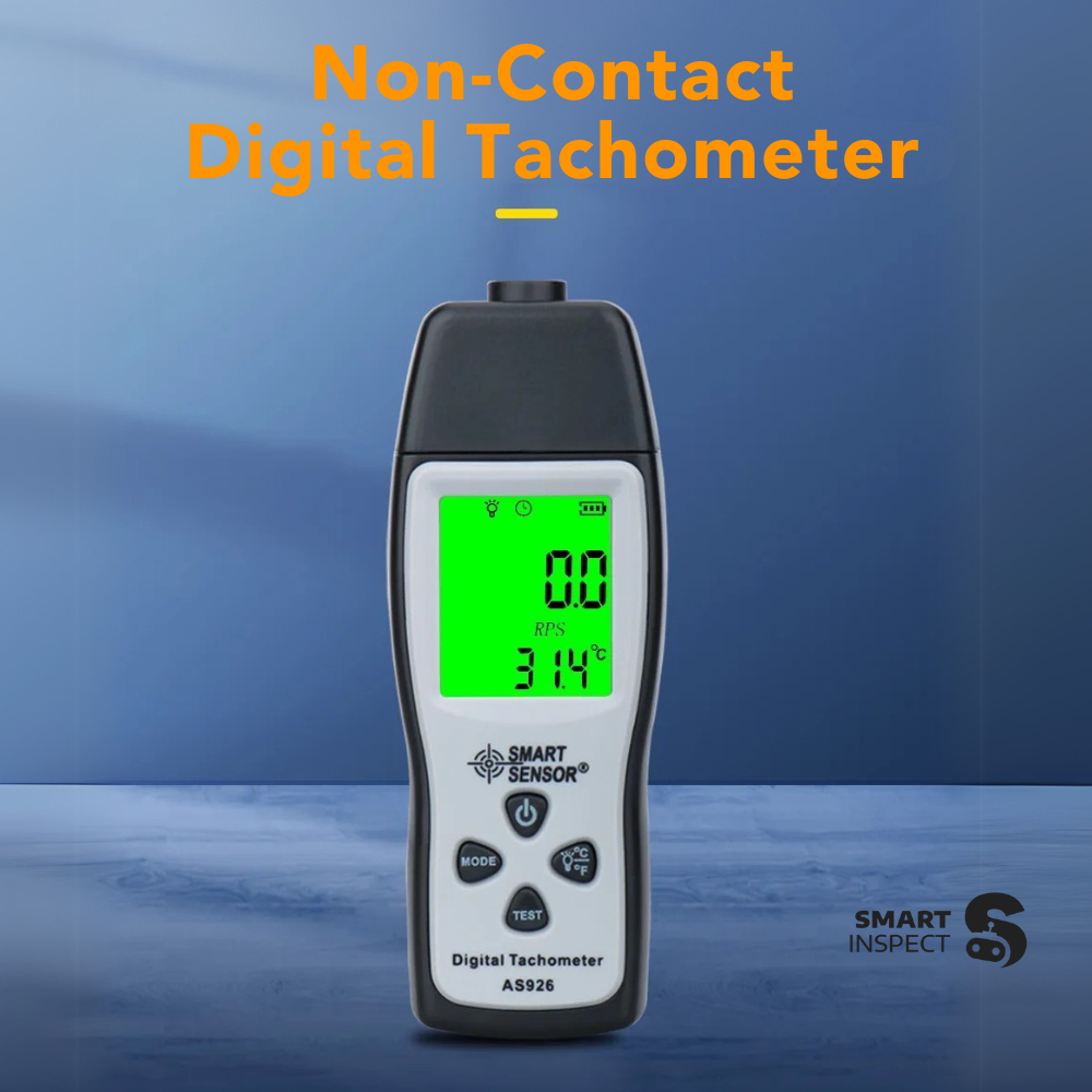 Digital Tachometer, Non Contact Laser Photo Sensor