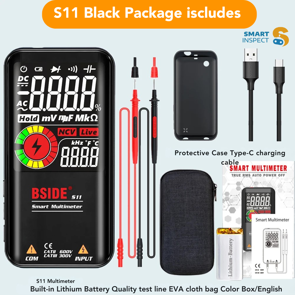 BSIDE Smart Digital Multimeter – T-RMS Tester