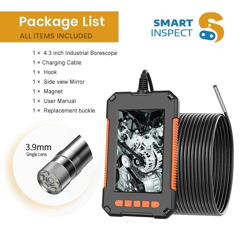 Industrial Endoscope Borescope Waterproof Camera 1080P HD