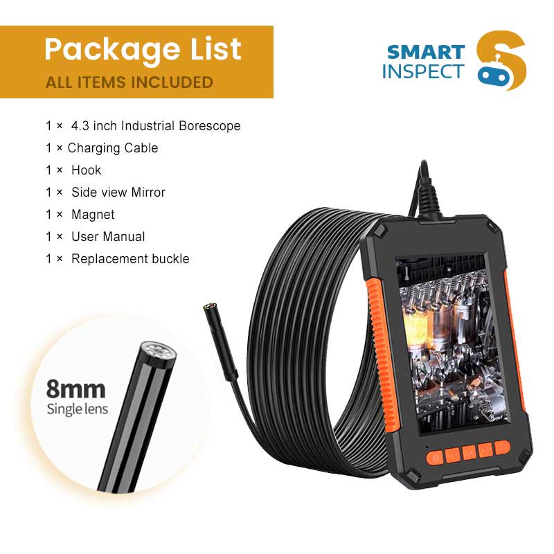 Industrial Endoscope Borescope Waterproof Camera 1080P HD