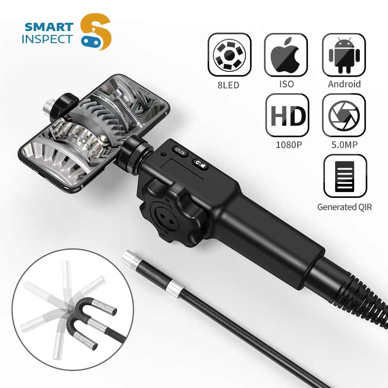 HD 720P Endoscope Controllable Camera for Smartphone