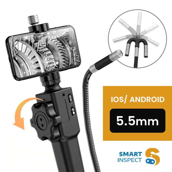 HD 720P Endoscope Controllable Camera for Smartphone